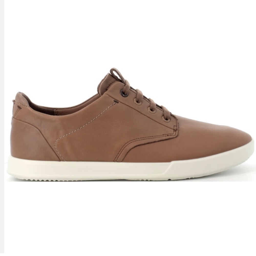 Ecco men’s brown leather sneakers size 39/US 8